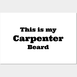 carpenter beard Posters and Art